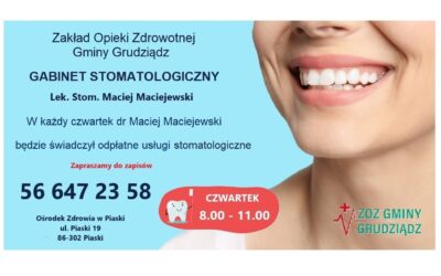 Usługi stomatologiczne – cennik